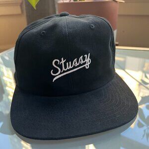 Stussy Baseball Hat Black NWT 100% Cotton O/S